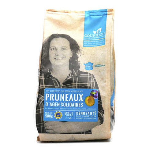 Pruneaux d'Agen solidaires dénoyautés 500 g Coufidou