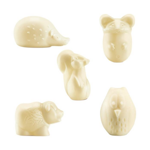 Animaux de la forêt chocolat blanc praliné 1kg Valrhona