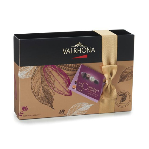 Ballotin 50 bonbons de chocolat assortis 465g Valrhona