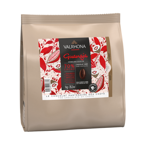Sac de fèves Guanaja 70% 1kg Valrhona
