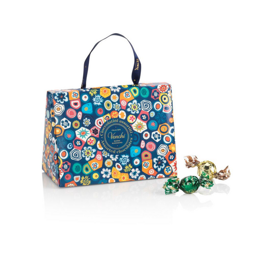 Mini sac Murrine Gift Bag avec perles de chocolats assorties Venchi 150g