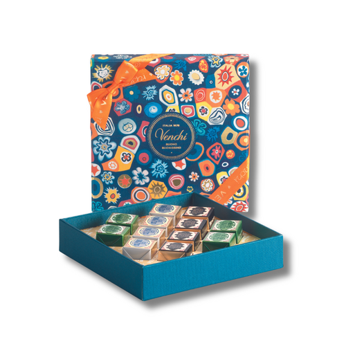 Boîte cadeau Murrine Cremini avec assortiment de chocolats Venchi 127 g