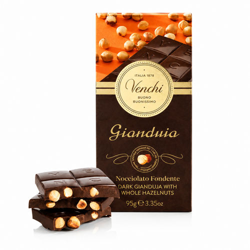 Tablette Noisette Gianduja noir 100 g Venchi