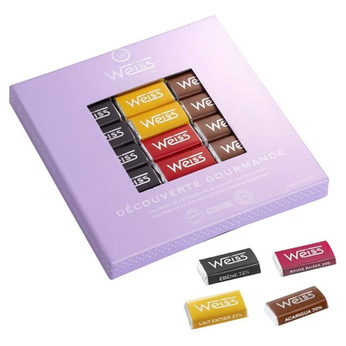 Coffret de 36 napolitains découverte 250gr Weiss