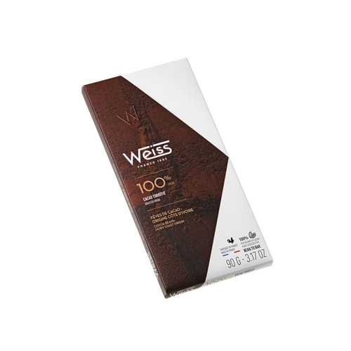 Tablette - 100% Cacao - 90g Weiss
