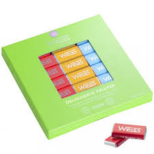 Coffret de 36 napolitains découverte fruitée 240gr Weiss