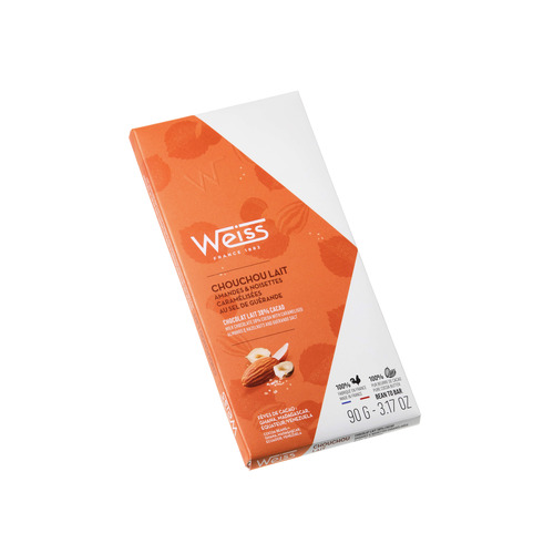 Tablette de chocolat au lait - Chouchou 38% - 90g