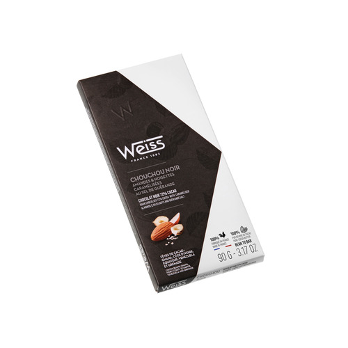 Tablette de chocolat Chouchou Noir 72% - 90g Weiss